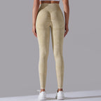 Womens Gym Training 90%nylon 10%spandex Leggings Y-6635 print logo 65