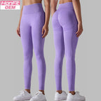 Womens Gym Training 90%nylon 10%spandex Leggings Y-6635 print logo 29