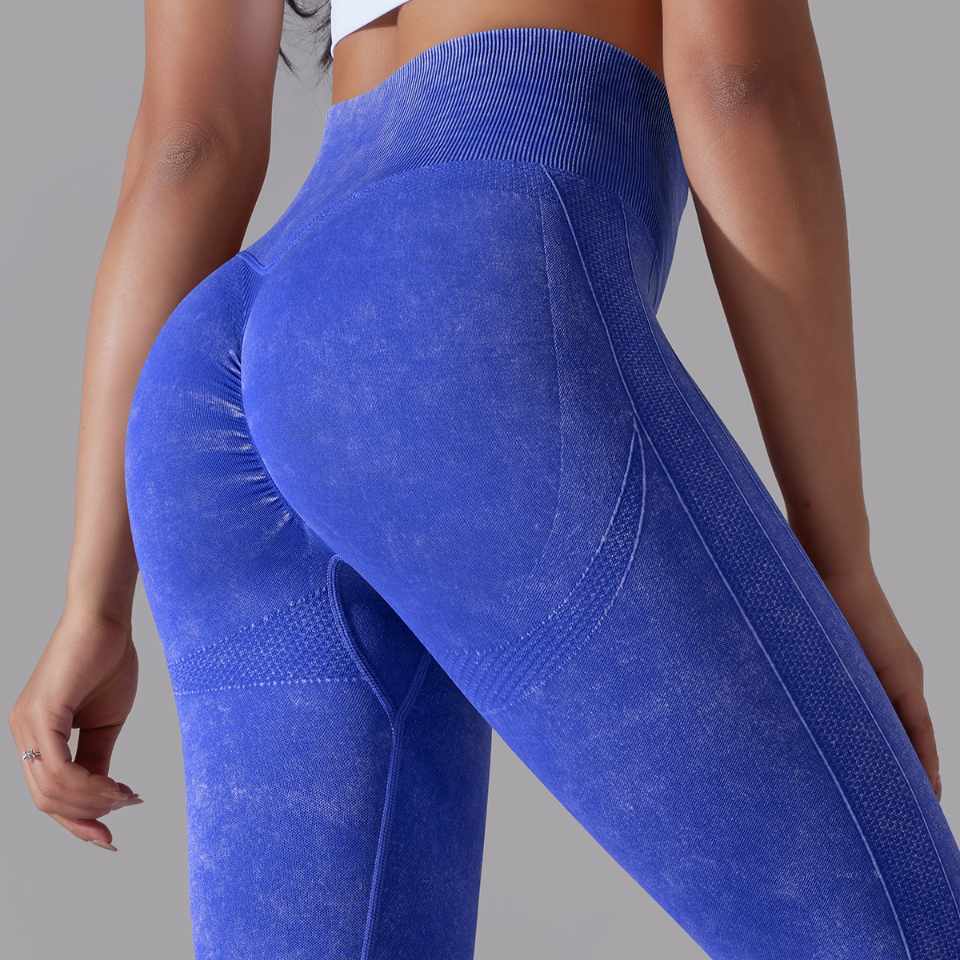 Womens Gym Training 90%nylon 10%spandex Leggings Y-6635 print logo 45