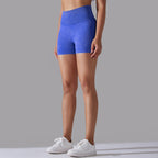 Womens Sports Fitness 90% nylon 10%spandex Seamless Shorts Y-6635 print logo 32