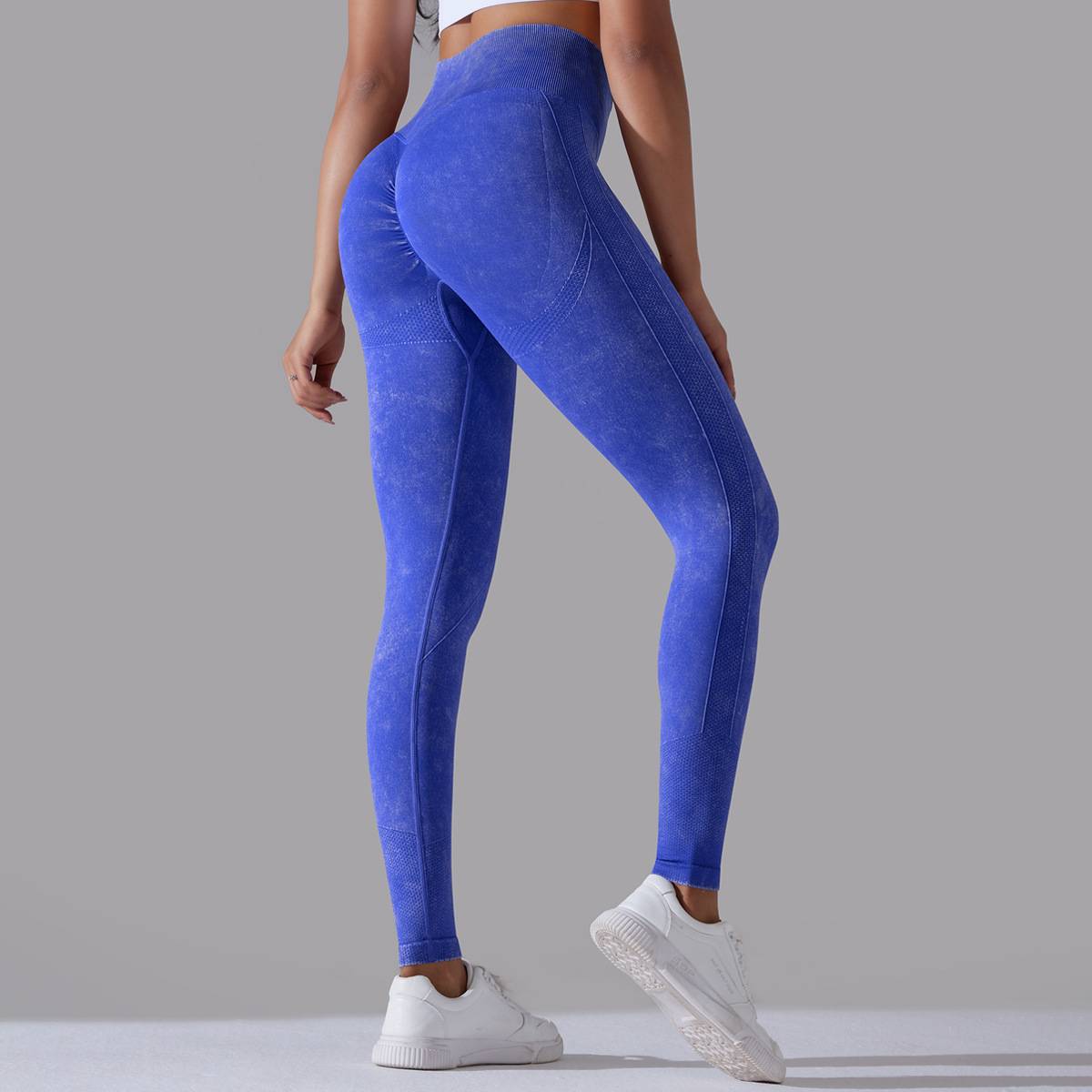 Womens Gym Training 90%nylon 10%spandex Leggings Y-6635 print logo 37