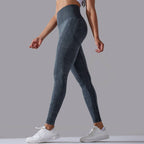 Womens Gym Training 90%nylon 10%spandex Leggings Y-6635 print logo 58