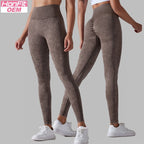 Womens Gym Training 90%nylon 10%spandex Leggings Y-6635 print logo 30