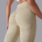 Womens Gym Training 90%nylon 10%spandex Leggings Y-6635 print logo 74