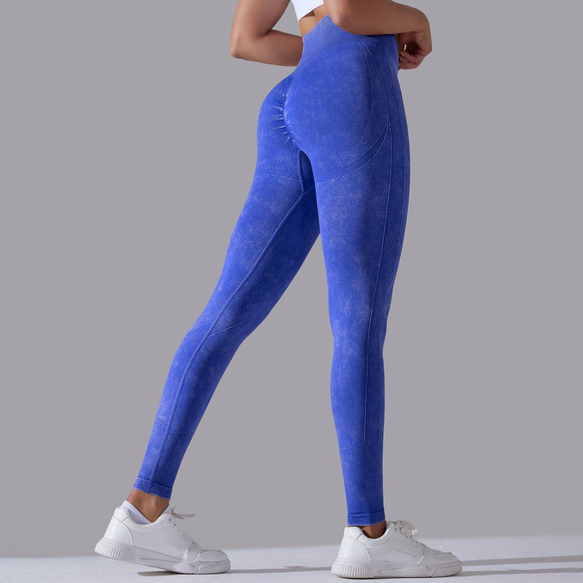 Womens Gym Training 90%nylon 10%spandex Leggings Y-6635 print logo 38