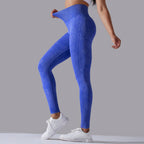 Womens Gym Training 90%nylon 10%spandex Leggings Y-6635 print logo 42