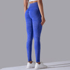 Womens Gym Training 90%nylon 10%spandex Leggings Y-6635 print logo 34