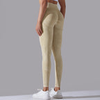 Womens Gym Training 90%nylon 10%spandex Leggings Y-6635 print logo 66