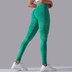 Womens Gym Training 90%nylon 10%spandex Leggings Y-6635 print logo 83