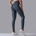 Womens Gym Training 90%nylon 10%spandex Leggings Y-6635 print logo 51