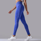 Womens Gym Training 90%nylon 10%spandex Leggings Y-6635 print logo 43
