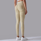 Womens Gym Training 90%nylon 10%spandex Leggings Y-6635 print logo 64