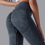 Womens Gym Training 90%nylon 10%spandex Leggings Y-6635 print logo 60