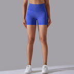Womens Sports Fitness 90% nylon 10%spandex Seamless Shorts Y-6635 print logo 31