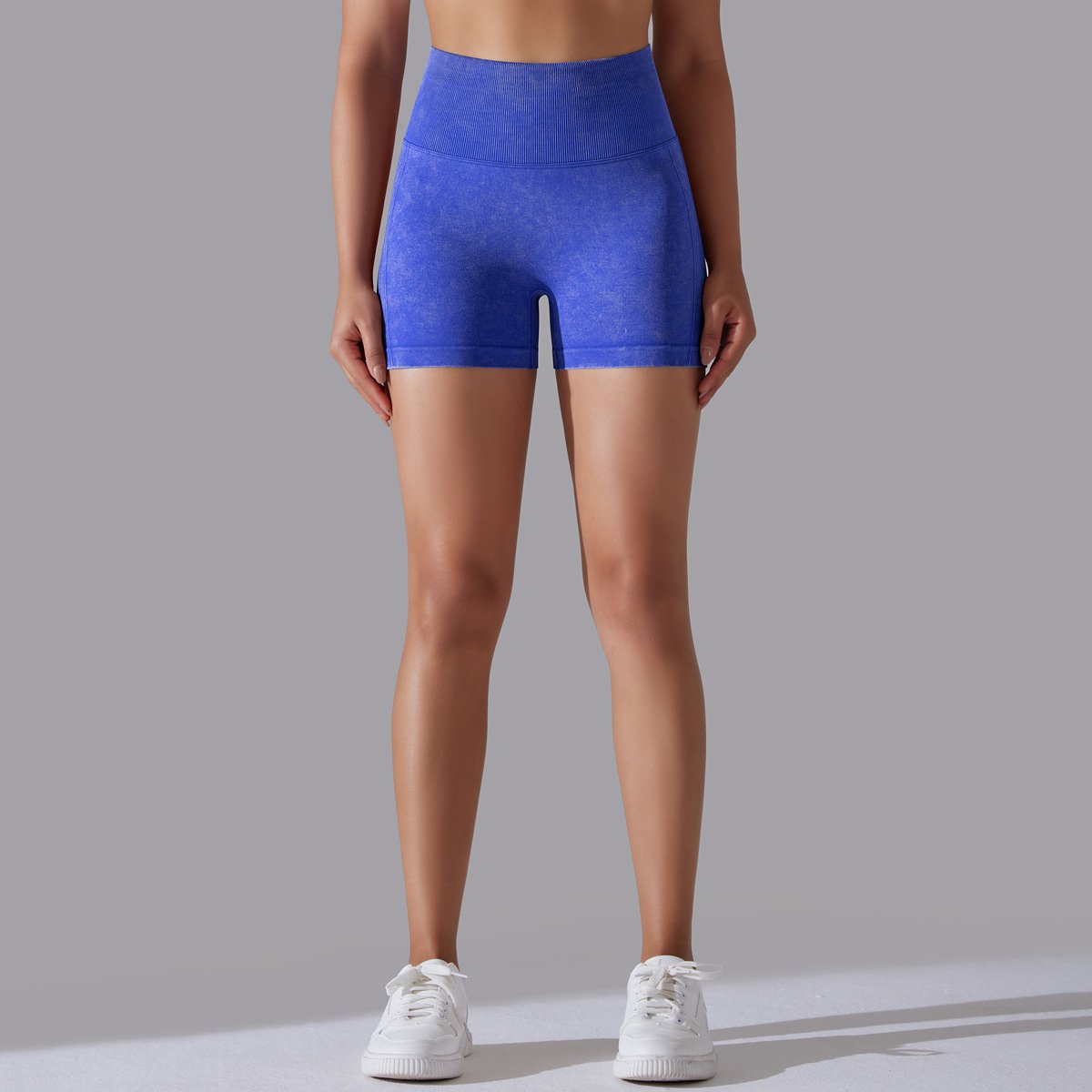 Womens Sports Fitness 90% nylon 10%spandex Seamless Shorts Y-6635 print logo 31