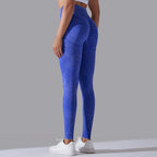 Womens Gym Training 90%nylon 10%spandex Leggings Y-6635 print logo 36