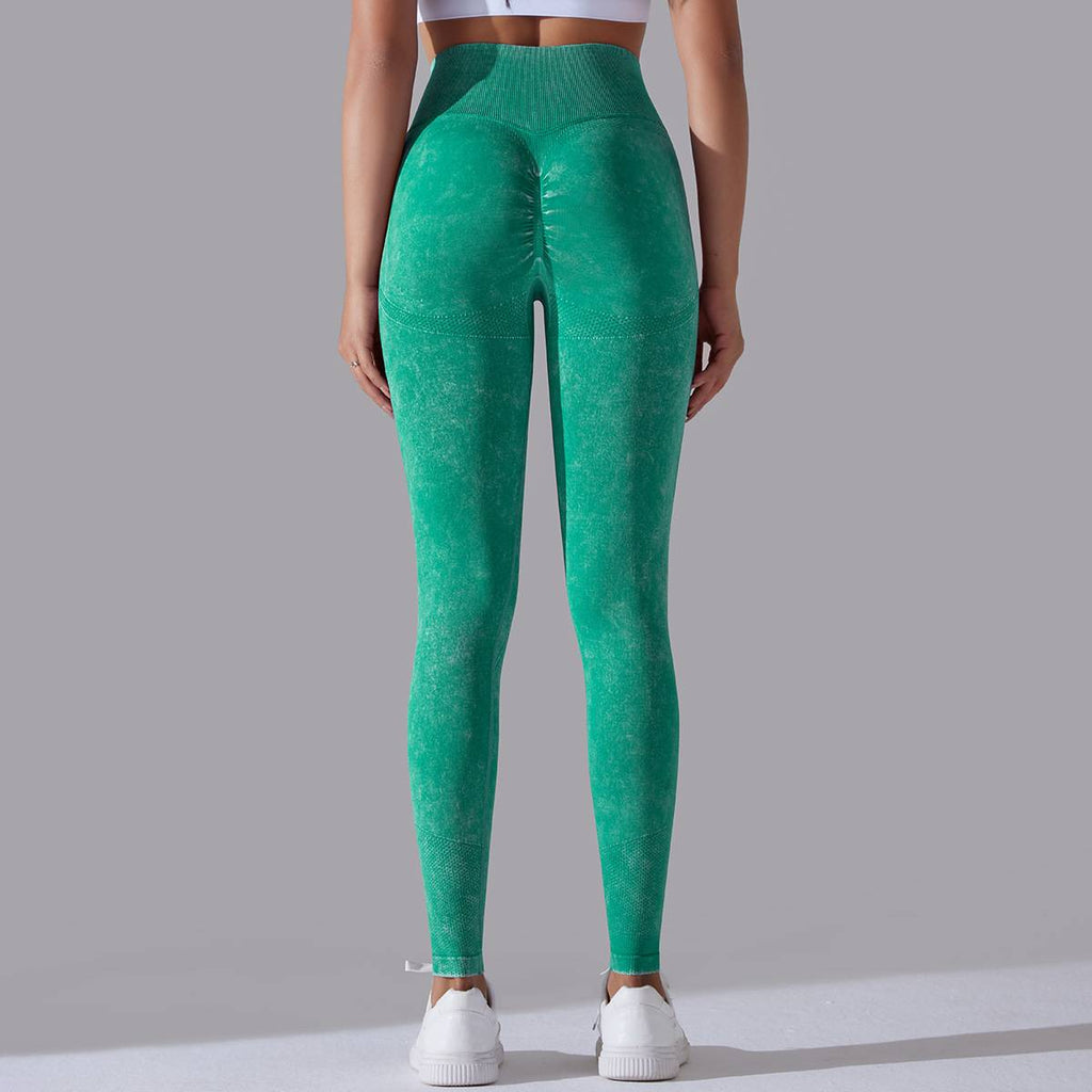 Womens Gym Training 90%nylon 10%spandex Leggings Y-6635 print logo 80