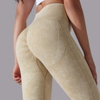 Womens Gym Training 90%nylon 10%spandex Leggings Y-6635 print logo 76