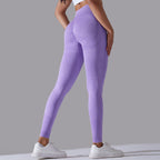 Womens Gym Training 90%nylon 10%spandex Leggings Y-6635 print logo 12