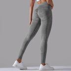 Womens Gym Training 90%nylon 10%spandex Leggings Y-6635 print logo 24