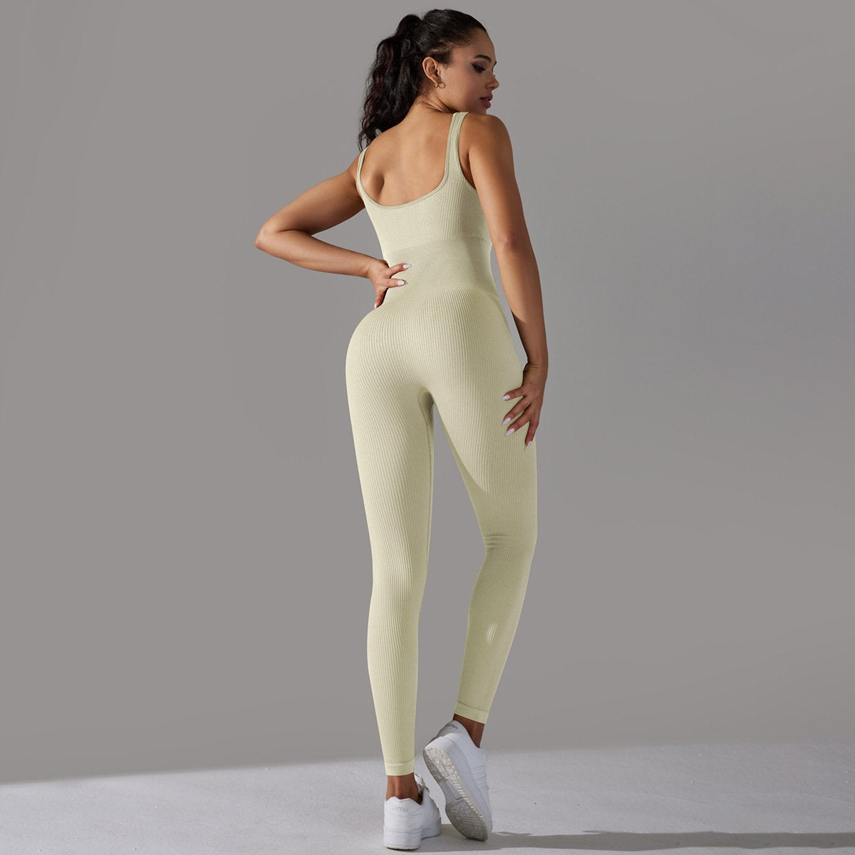 Womens Sportswear Yoga 90% nylon 10% spandex Bodysuit Y-6643 print logo 91