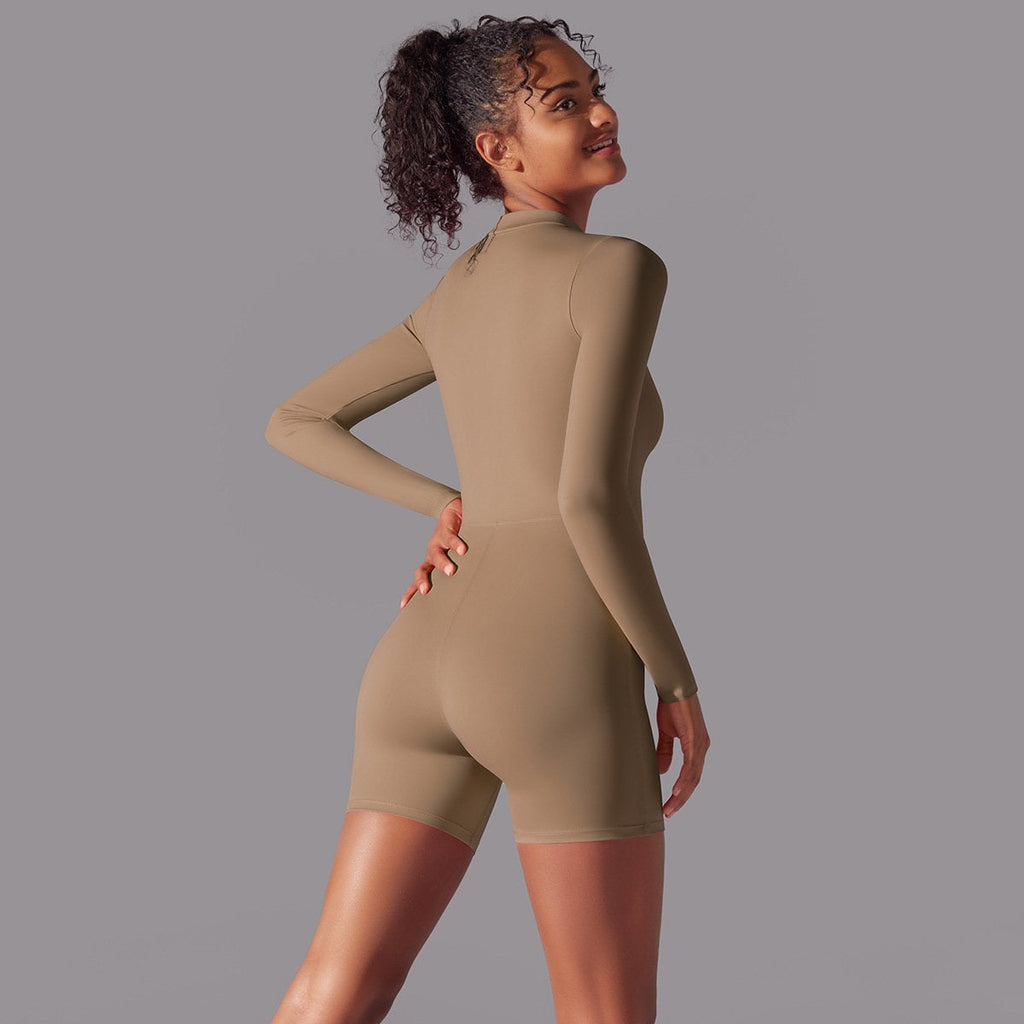 Womens Sports Workout 75% nylon 25% spandex Bodysuit Y-6646 print logo 77