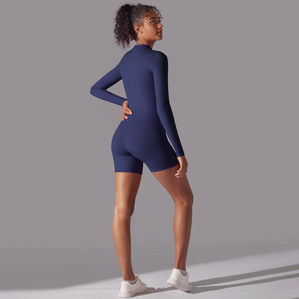 Womens Sports Workout 75% nylon 25% spandex Bodysuit Y-6646 print logo 97