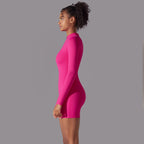 Womens Sports Workout 75% nylon 25% spandex Bodysuit Y-6646 print logo 25