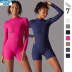 Womens Sports Workout 75% nylon 25% spandex Bodysuit Y-6646 print logo 13