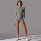 Womens Sports Workout 75% nylon 25% spandex Bodysuit Y-6646 print logo 45