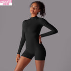 Womens Sports Workout 75% nylon 25% spandex Bodysuit Y-6646 print logo 5