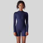 Womens Sports Workout 75% nylon 25% spandex Bodysuit Y-6646 print logo 1