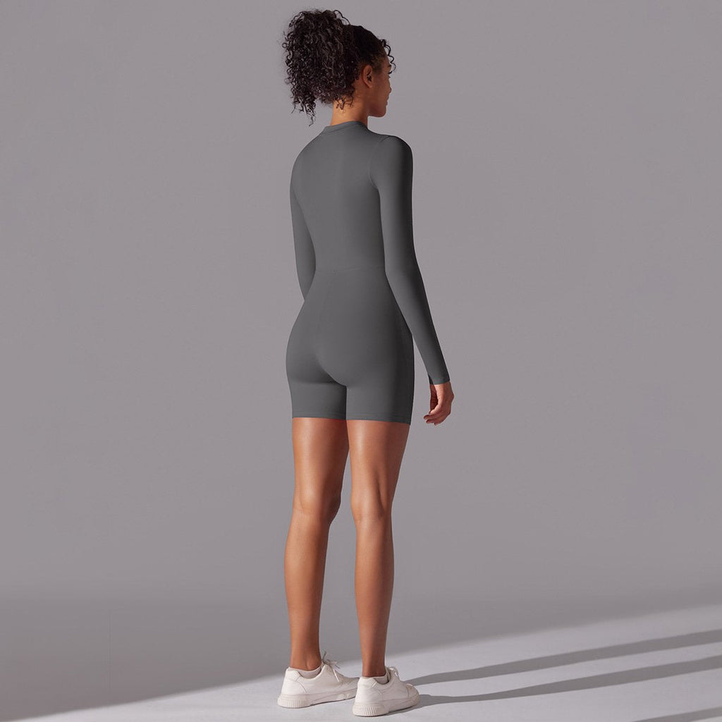 Womens Sports Workout 75% nylon 25% spandex Bodysuit Y-6646 print logo 82