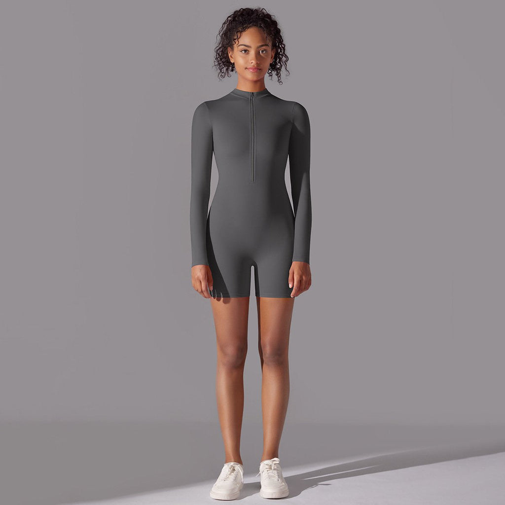 Womens Sports Workout 75% nylon 25% spandex Bodysuit Y-6646 print logo 78