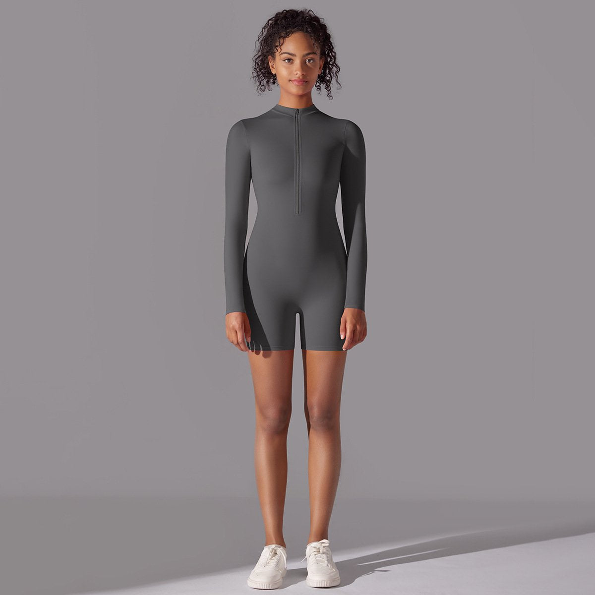 Womens Sports Workout 75% nylon 25% spandex Bodysuit Y-6646 print logo 78