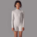 Womens Sports Workout 75% nylon 25% spandex Bodysuit Y-6646 print logo 34