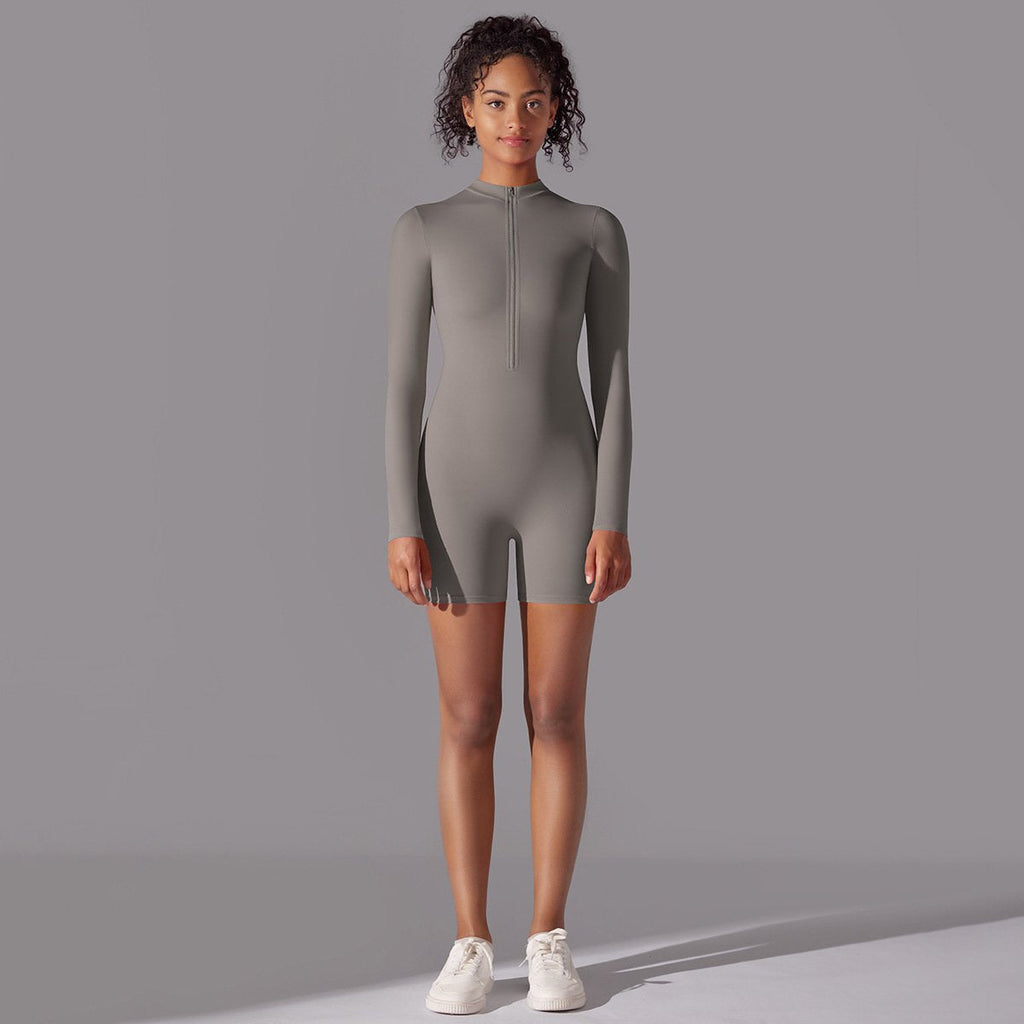 Womens Sports Workout 75% nylon 25% spandex Bodysuit Y-6646 print logo 38