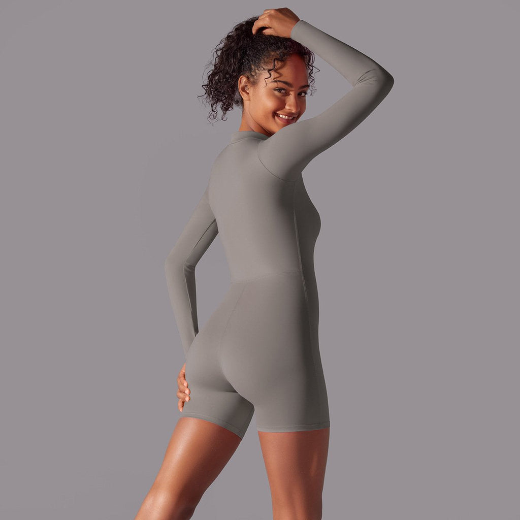 Womens Sports Workout 75% nylon 25% spandex Bodysuit Y-6646 print logo 46