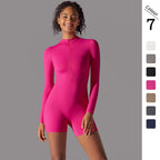 Womens Sports Workout 75% nylon 25% spandex Bodysuit Y-6646 print logo 23