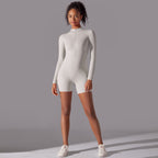 Womens Sports Workout 75% nylon 25% spandex Bodysuit Y-6646 print logo 15