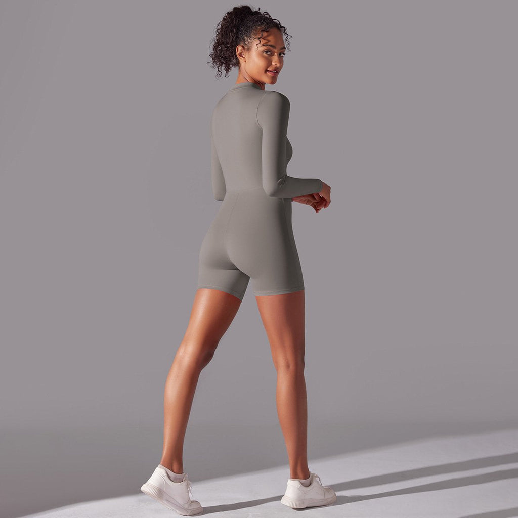 Womens Sports Workout 75% nylon 25% spandex Bodysuit Y-6646 print logo 43