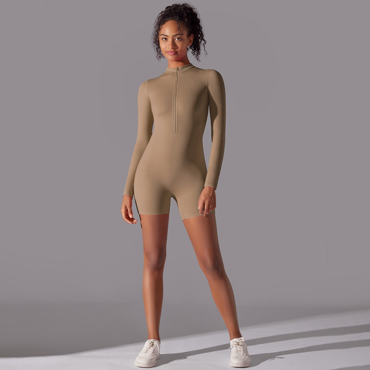 Womens Sports Workout 75% nylon 25% spandex Bodysuit Y-6646 print logo 19