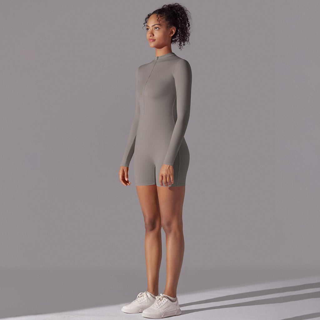 Womens Sports Workout 75% nylon 25% spandex Bodysuit Y-6646 print logo 39