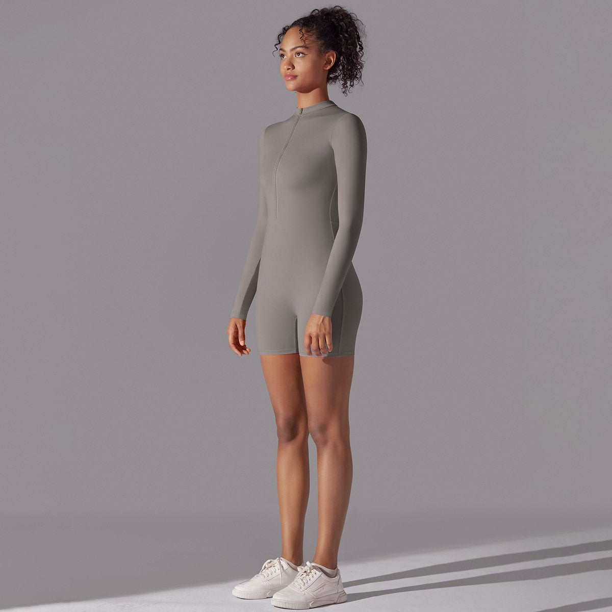 Womens Sports Workout 75% nylon 25% spandex Bodysuit Y-6646 print logo 39