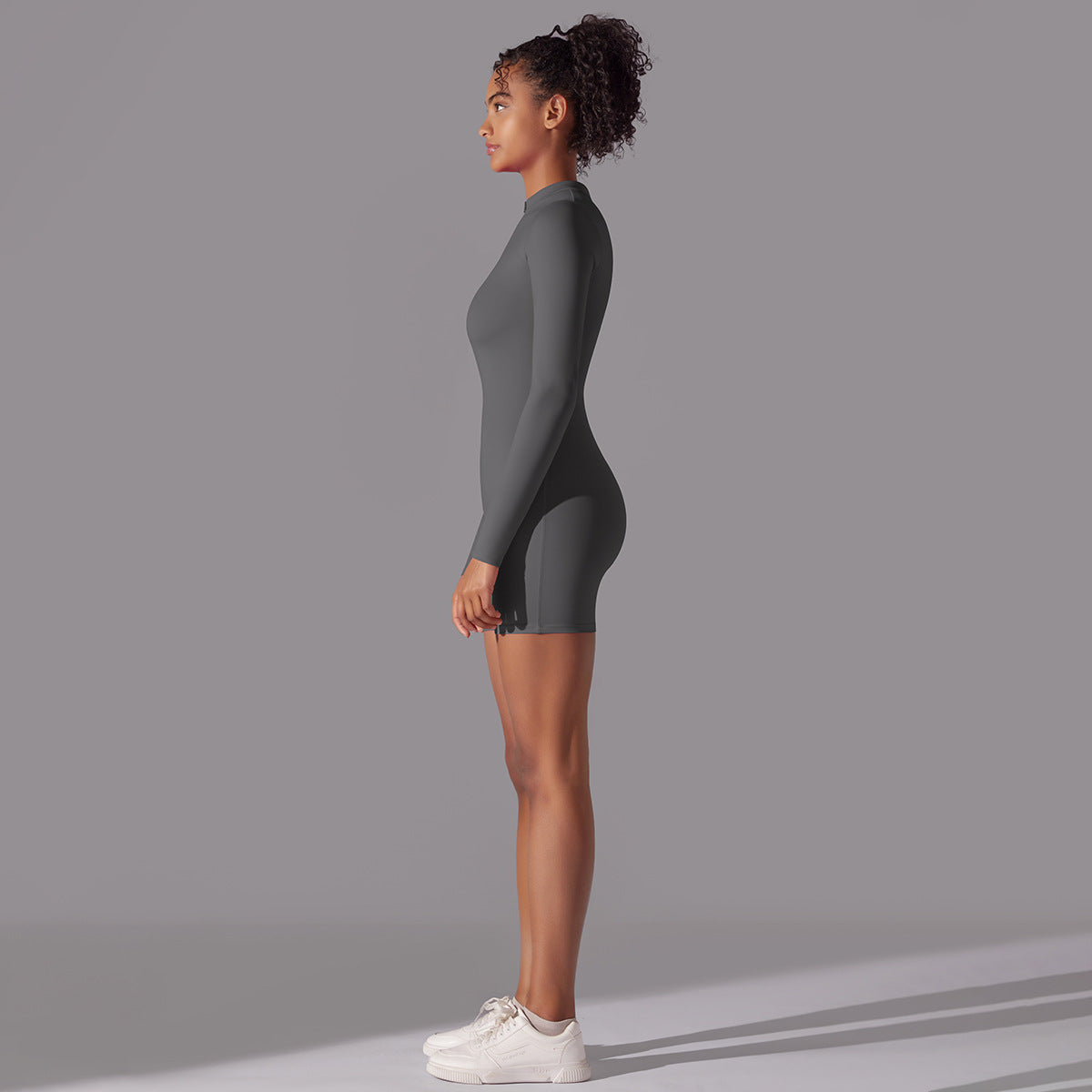 Womens Sports Workout 75% nylon 25% spandex Bodysuit Y-6646 print logo 80