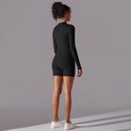 Womens Sports Workout 75% nylon 25% spandex Bodysuit Y-6646 print logo 52