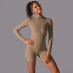 Womens Sports Workout 75% nylon 25% spandex Bodysuit Y-6646 print logo 76