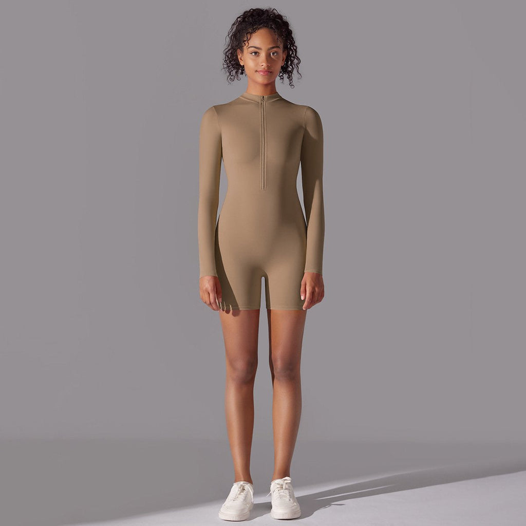 Womens Sports Workout 75% nylon 25% spandex Bodysuit Y-6646 print logo 68