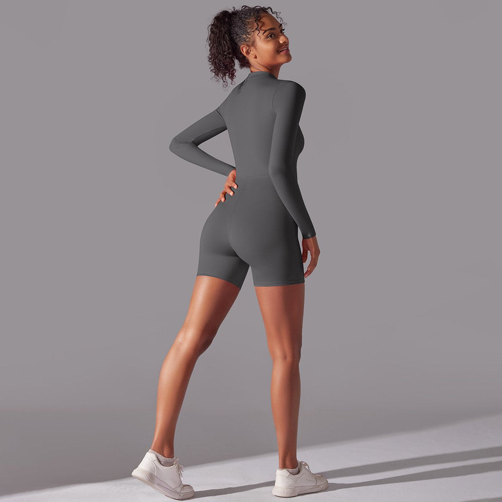 Womens Sports Workout 75% nylon 25% spandex Bodysuit Y-6646 print logo 84