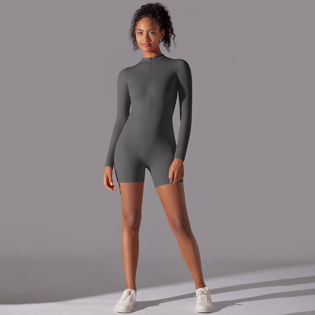 Womens Sports Workout 75% nylon 25% spandex Bodysuit Y-6646 print logo 20